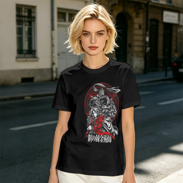Fullmetal Alchemist Elric Brothers Graphic Tee