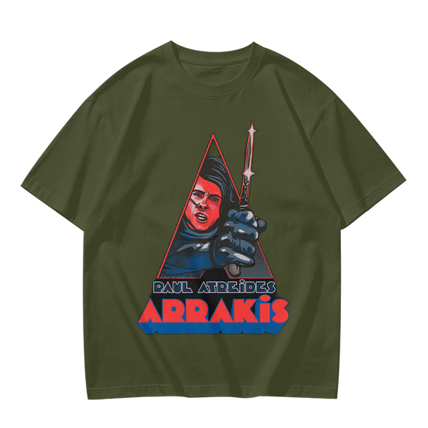 Paul Atreides Arrakis Dune Themed Graphic T-Shirt