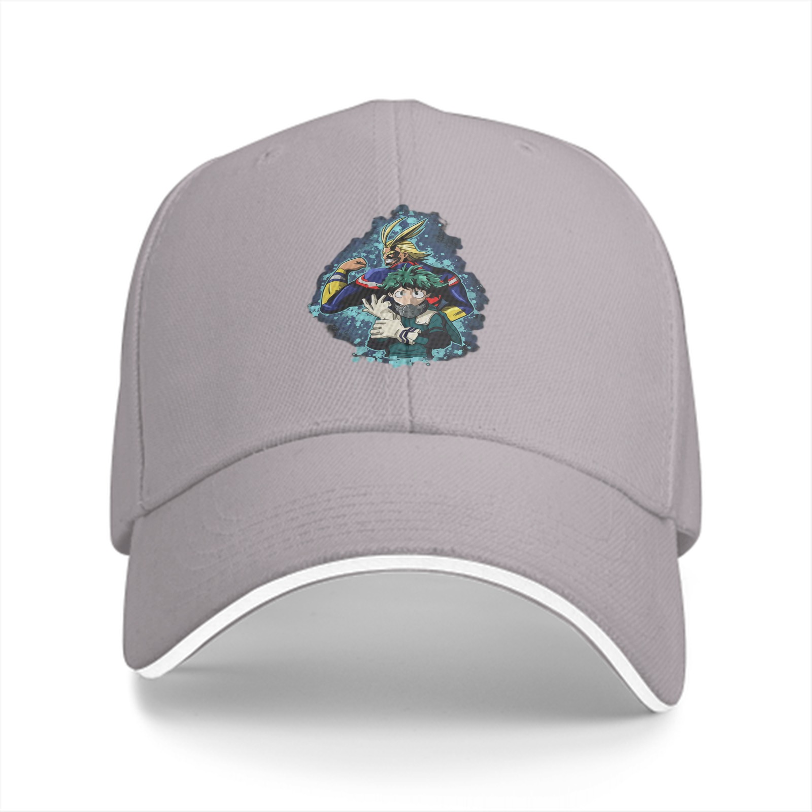 My Hero Academia Anime Character Print Black Baseball Cap