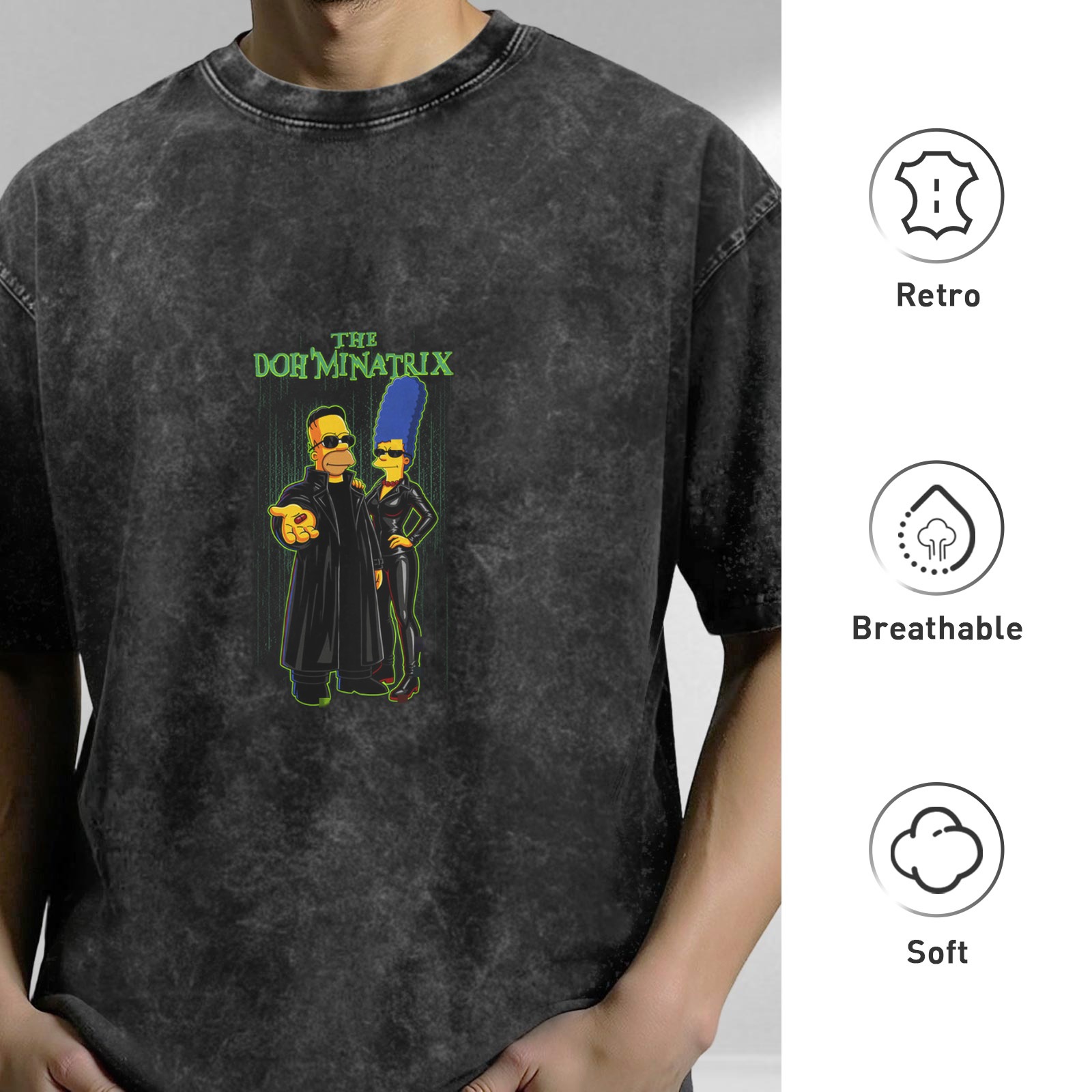 The Doh'minatrix Simpsons Matrix Parody T-Shirt