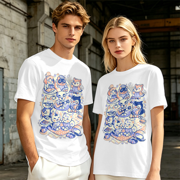 Animal Crossing Character Group Graphic Tee