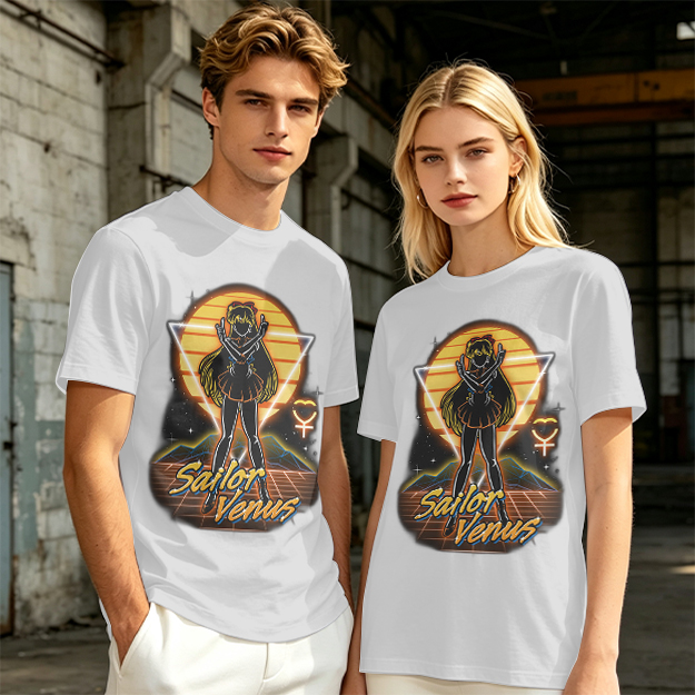 Sailor Venus Retro Synthwave Graphic T-Shirt