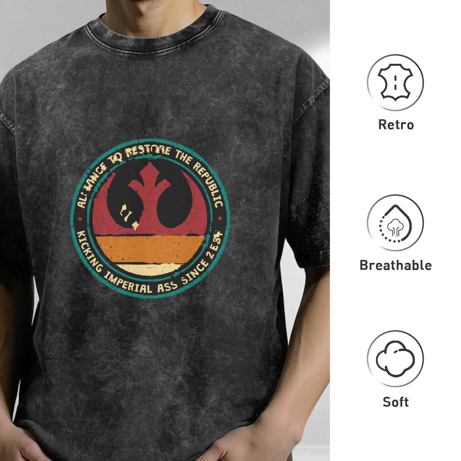 Alliance to Restore the Republic Kicking Imperial Ass T-Shirt