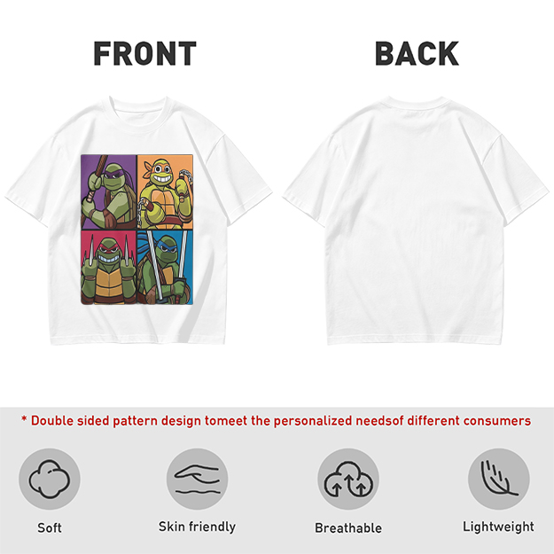 Teenage Mutant Ninja Turtles Group Graphic T-Shirt