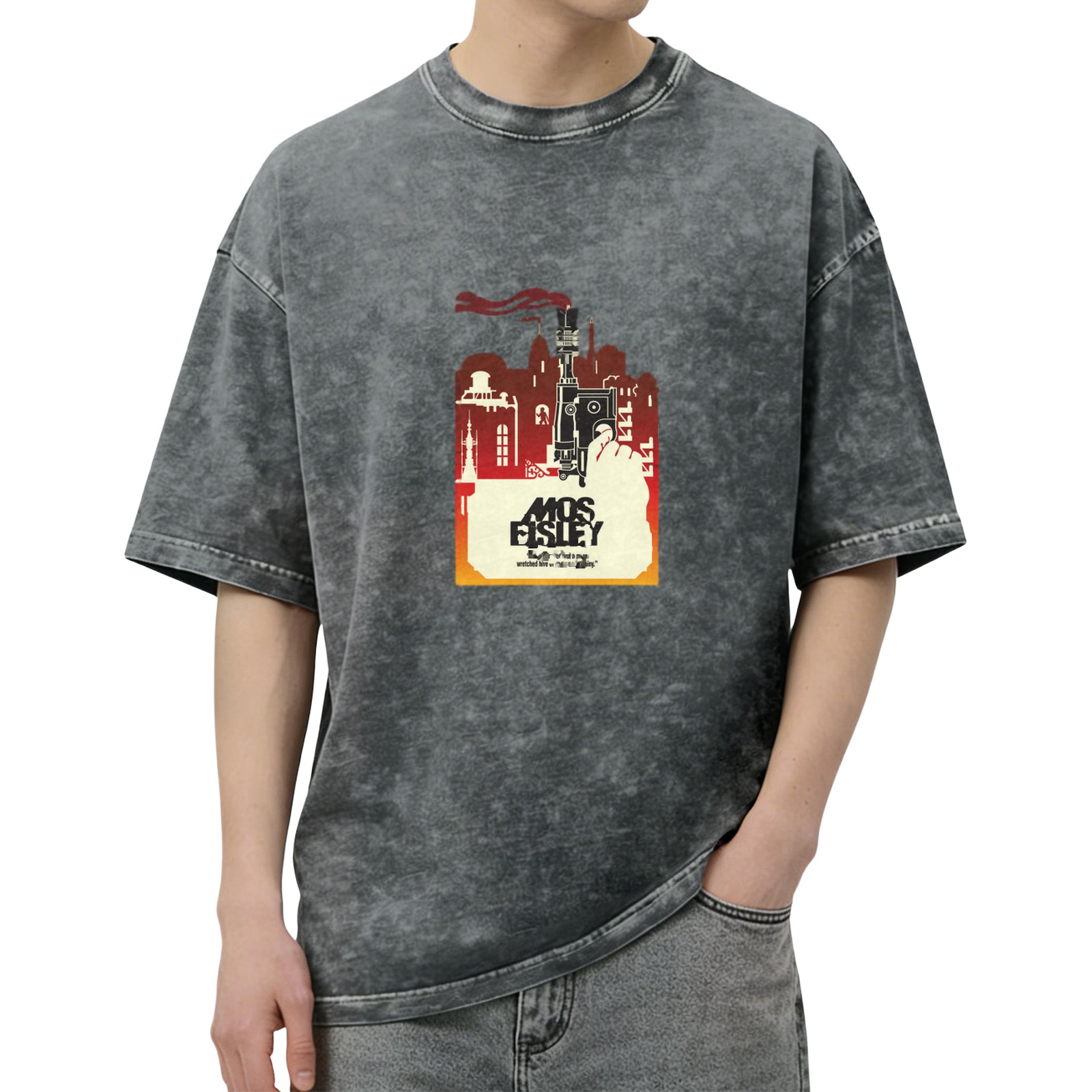 Star Wars Mos Eisley Graphic Acid Wash Oversized T-Shirt