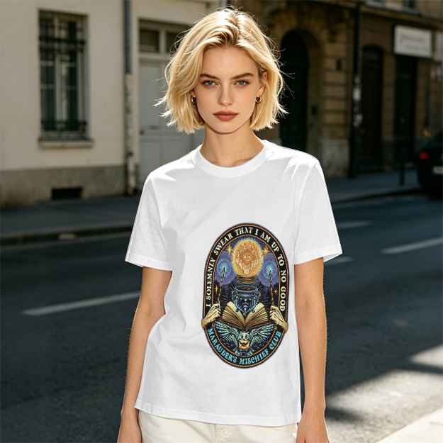 Marauder's Mischief Club Wizard Graphic Olive T-Shirt