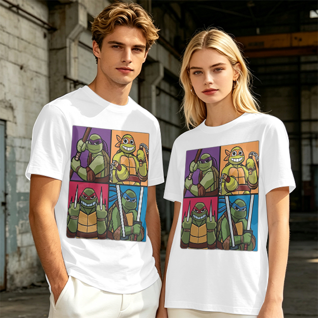 Teenage Mutant Ninja Turtles Group Graphic T-Shirt