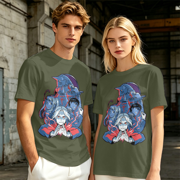 Fullmetal Alchemist Character Group Graphic T-Shirt