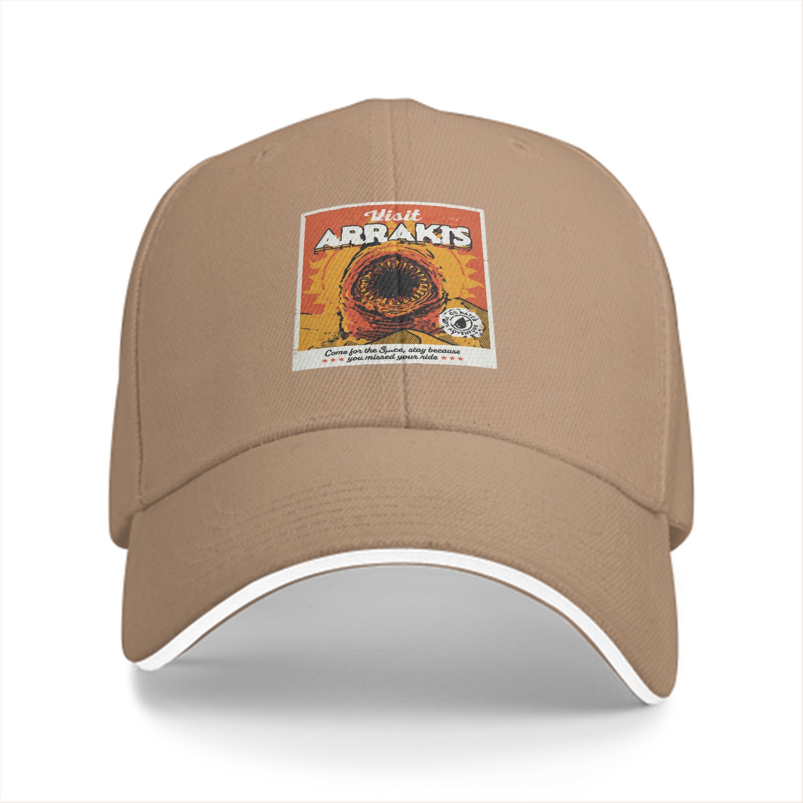 Visit Arrakis Sandworm Graphic Baseball Cap