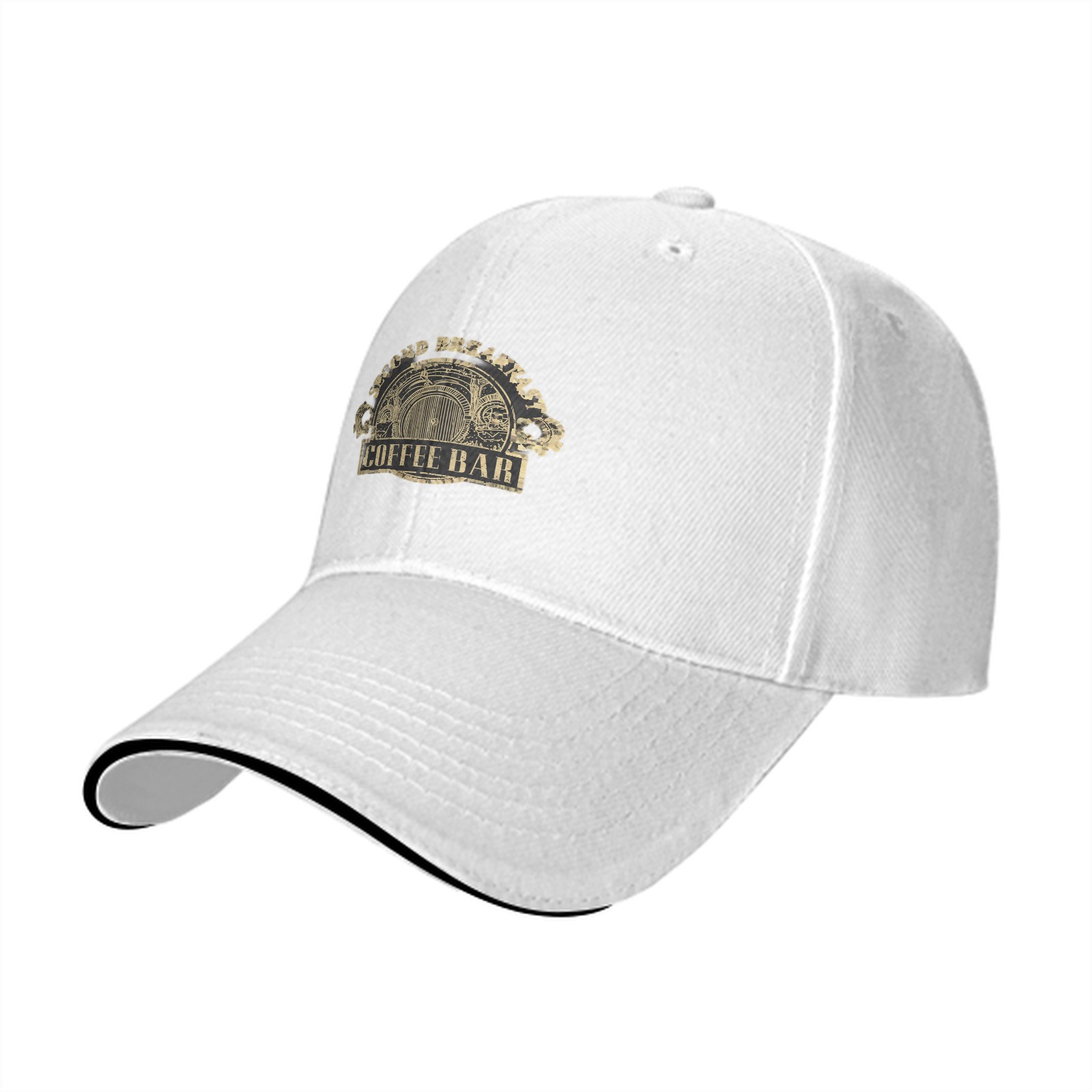 Second Breakfast Coffee Bar Black Baseball Cap