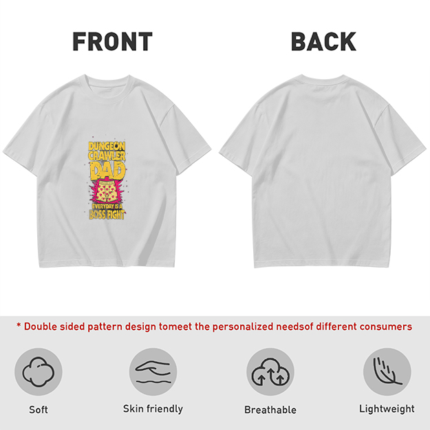 Dungeon Crawler Dad Everyday Is A Boss Fight T-Shirt