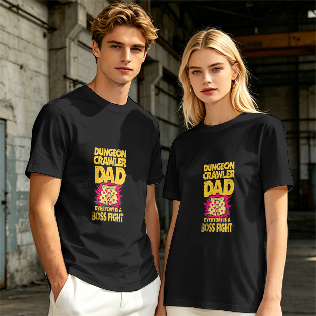 Dungeon Crawler Dad Everyday Is A Boss Fight T-Shirt