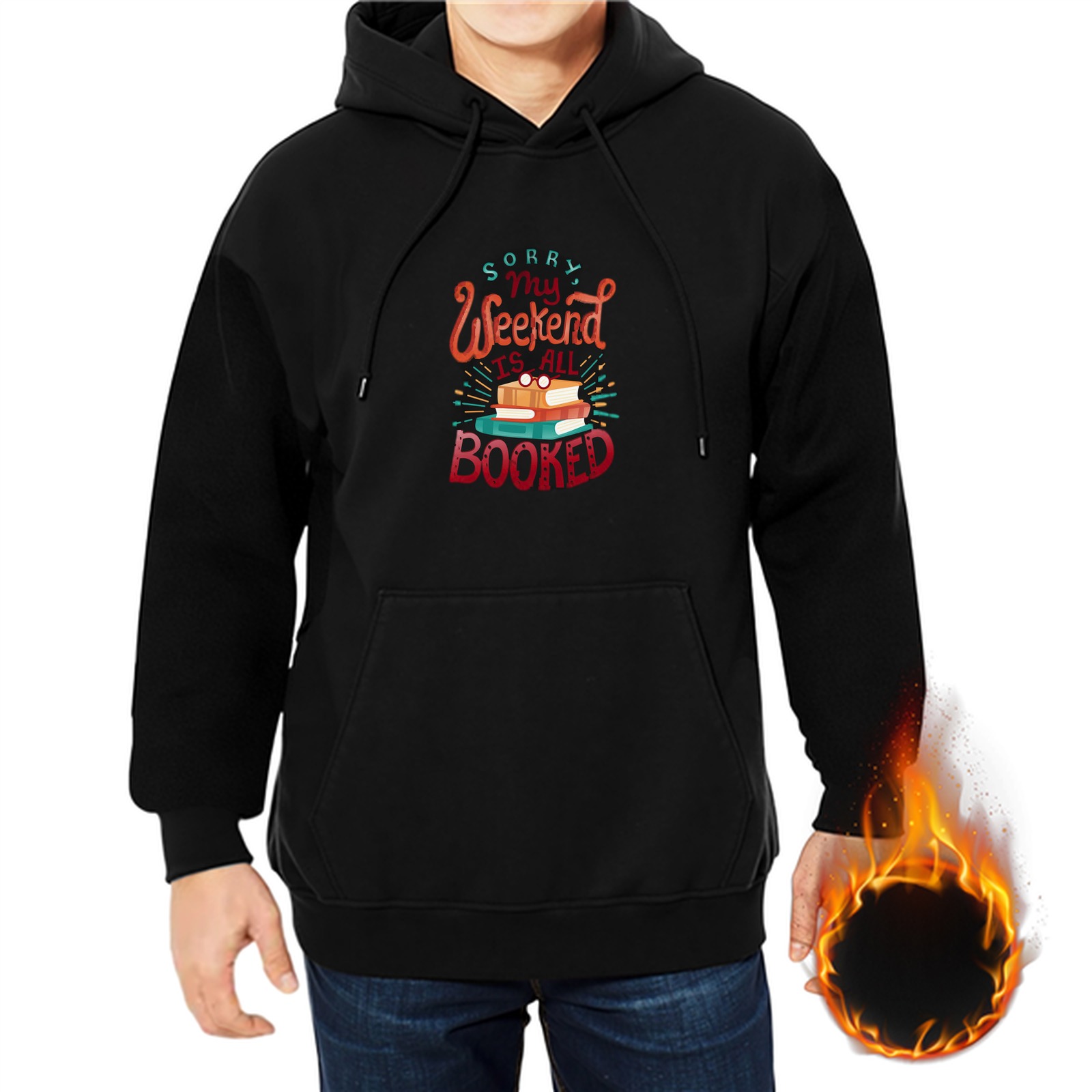 Sorry My Weekend Is All Booked Black Hoodie