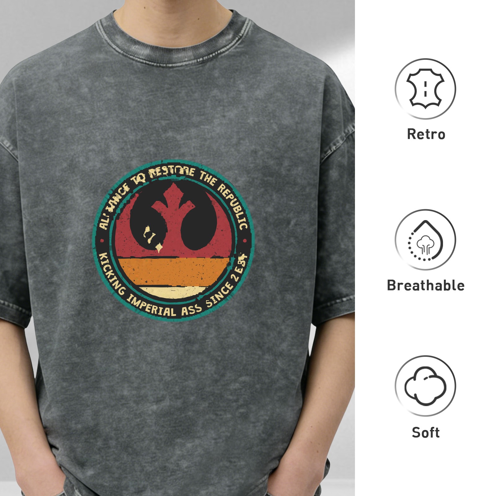 Alliance to Restore the Republic Kicking Imperial Ass T-Shirt