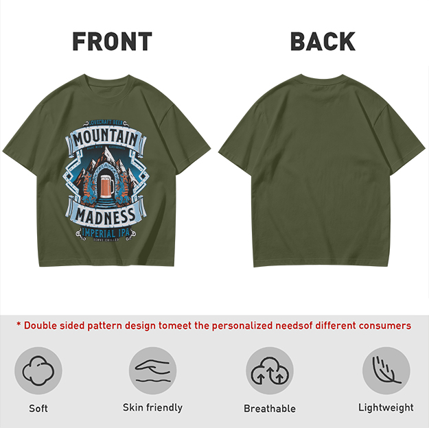 Mountain Madness Imperial IPA Graphic T-Shirt Design