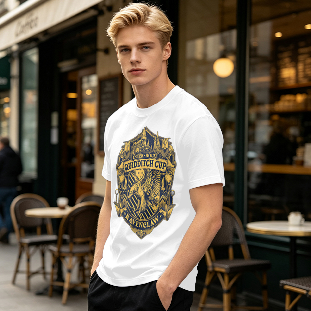 Ravenclaw Inter-House Quidditch Cup Crest Graphic T-Shirt