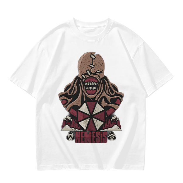 Resident Evil Nemesis Graphic Military Green T-Shirt
