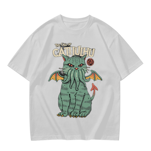 The Call of Cthulhu Cat Graphic T-Shirt