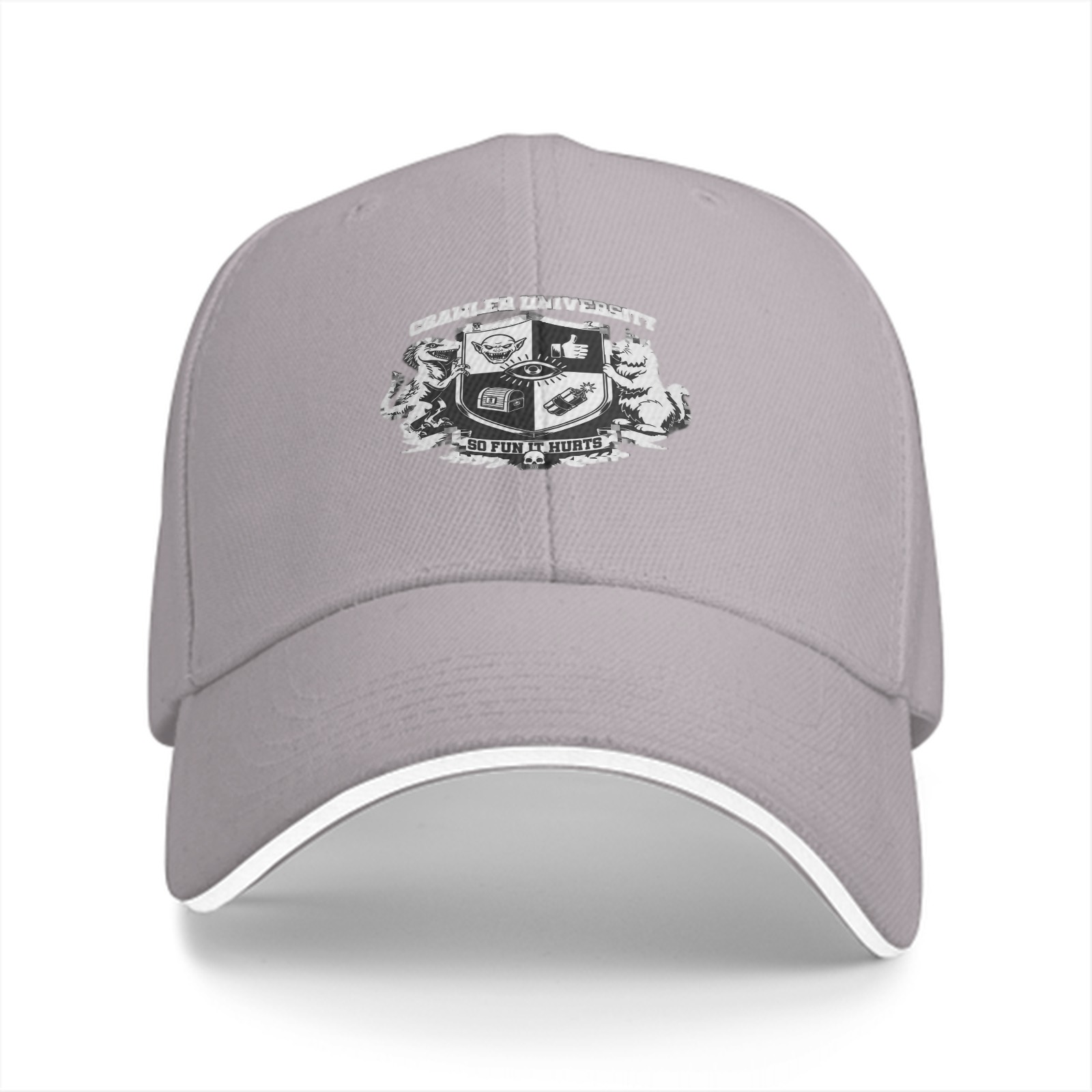 Crawler University So Fun It Hurts Graphic Baseball Cap