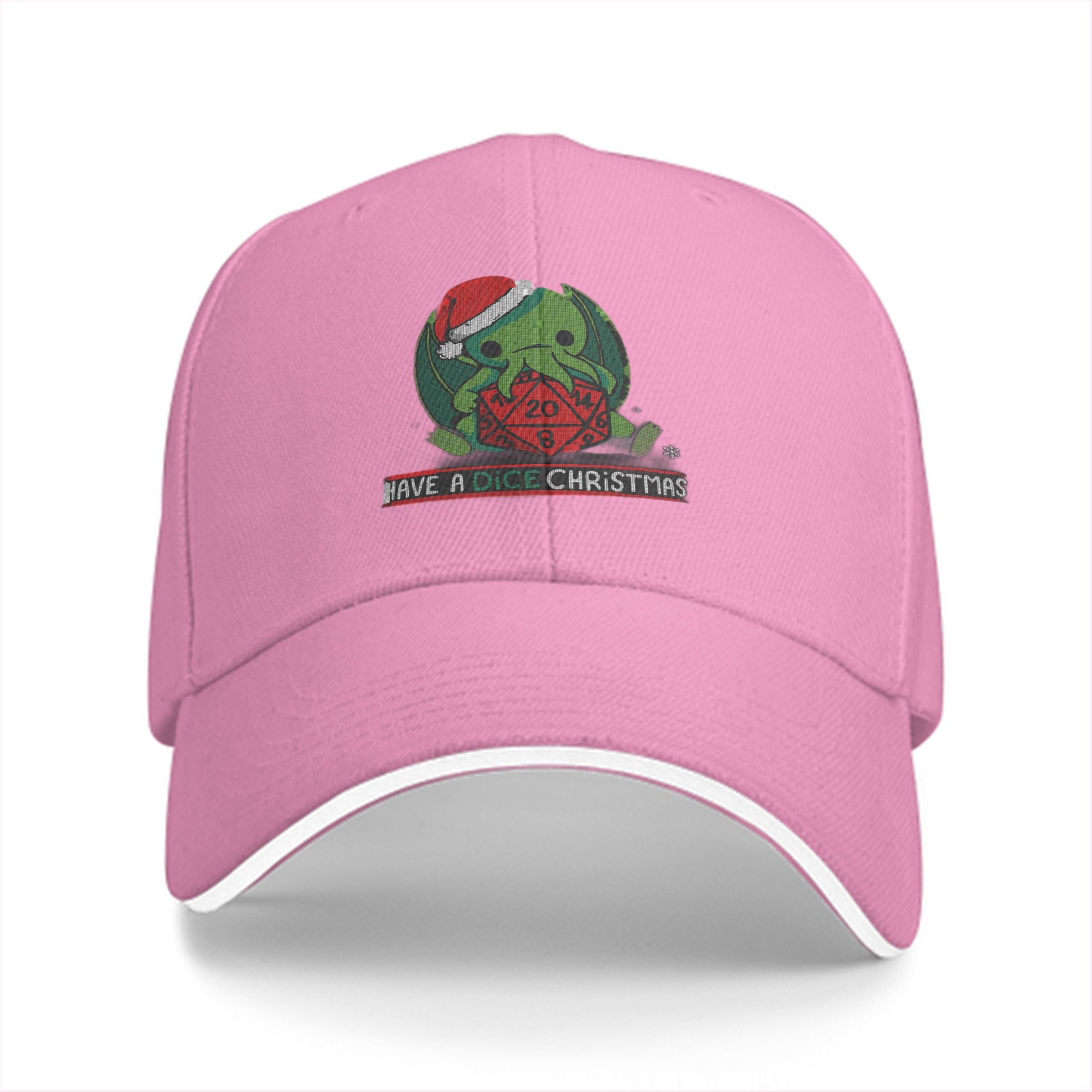Have A Dice Christmas Cthulhu Baseball Cap