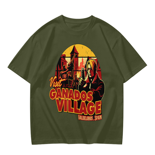 Visit Ganados Village Resident Evil Themed Graphic T-Shirt