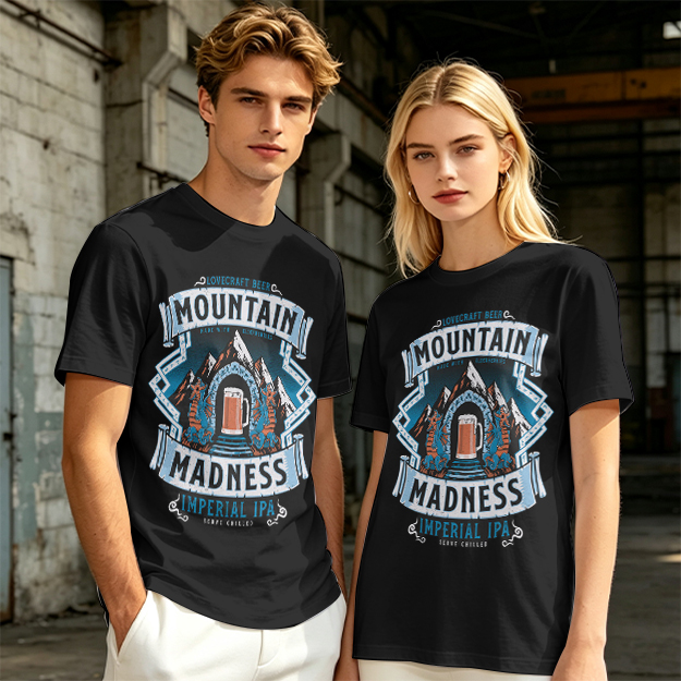 Mountain Madness Imperial IPA Graphic T-Shirt Design