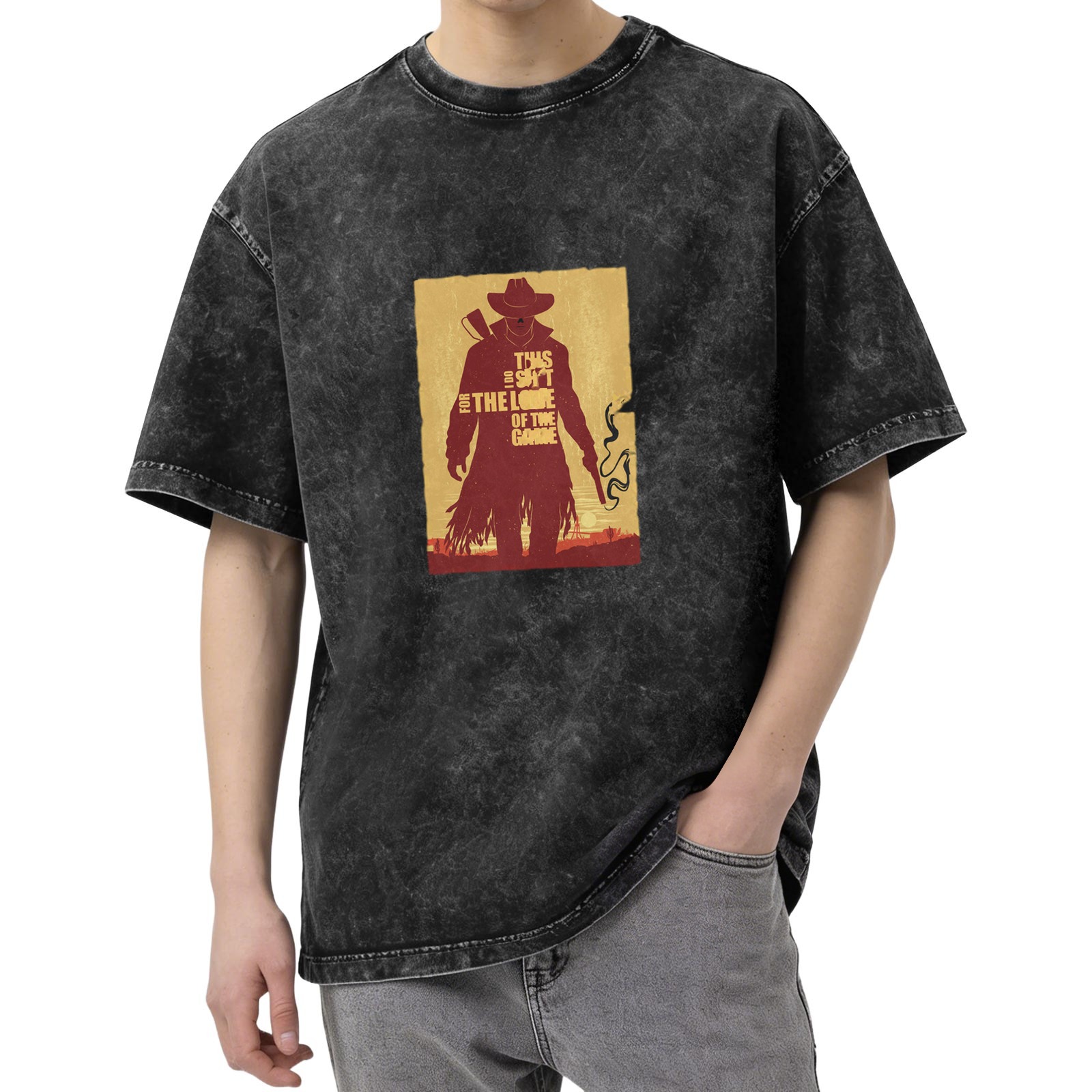 Vintage Western Cowboy Graphic T-Shirt