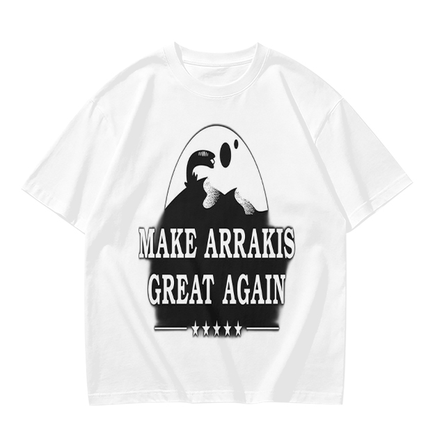 Make Arrakis Great Again Dune Themed Graphic T-Shirt
