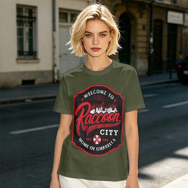Welcome to Raccoon City Home of Umbrella T-Shirt