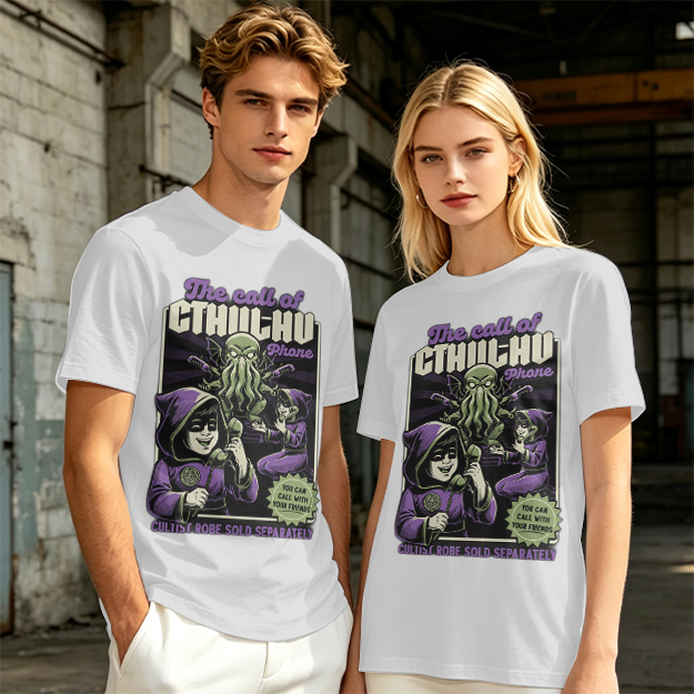 The Call of Cthulhu Phone Funny Graphic T-Shirt