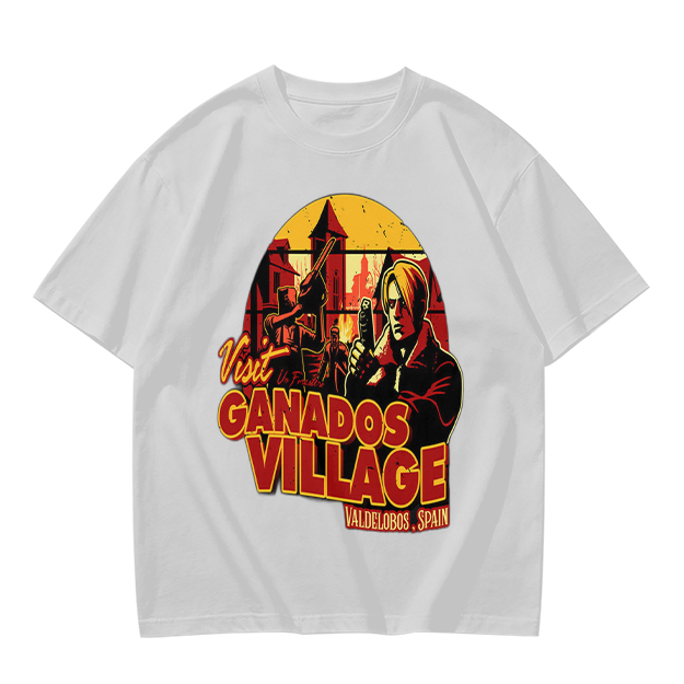 Visit Ganados Village Resident Evil Themed Graphic T-Shirt