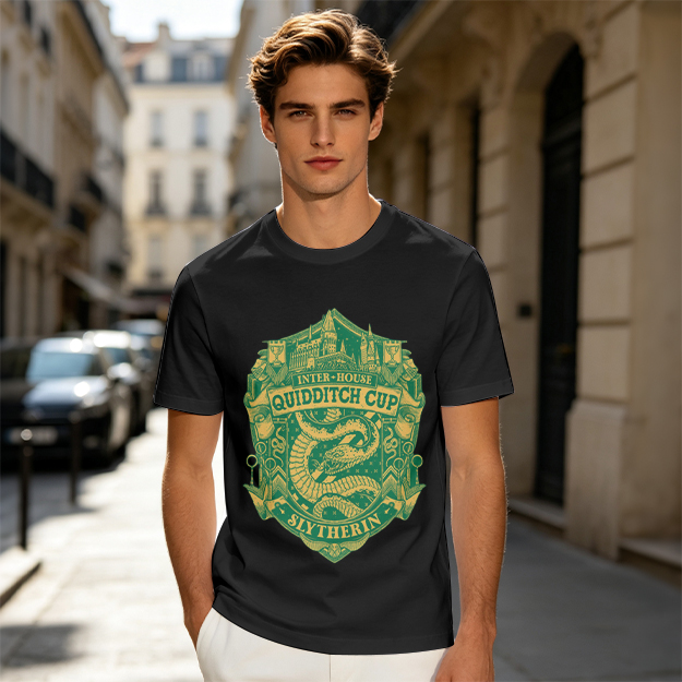 Slytherin Inter-House Quidditch Cup Crest T-Shirt