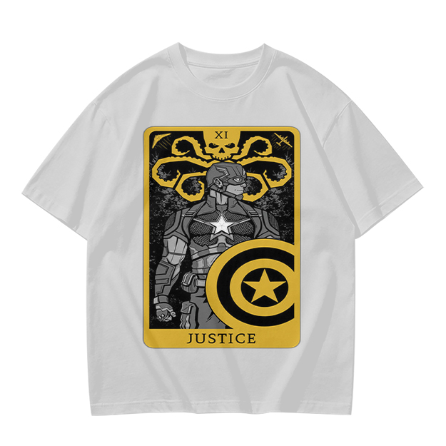 Hydra Captain America Justice Tarot Graphic T-Shirt