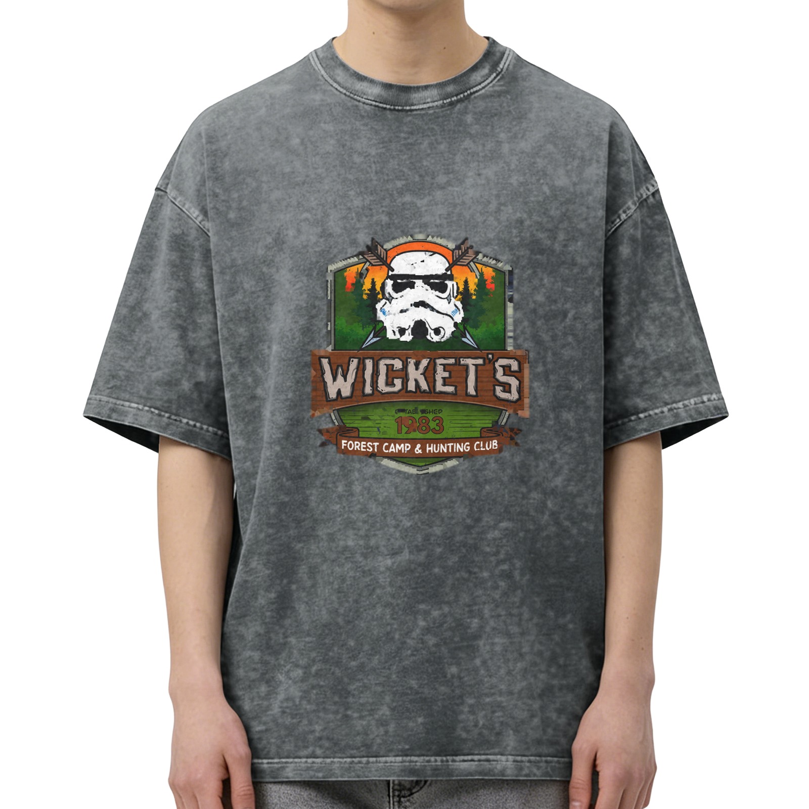 Wicket's Forest Camp & Hunting Club Stonewashed T-Shirt