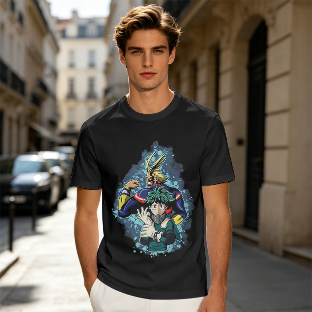 My Hero Academia All Might and Deku Graphic T-Shirt