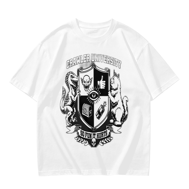 Crawler University Crest Graphic Olive T-Shirt