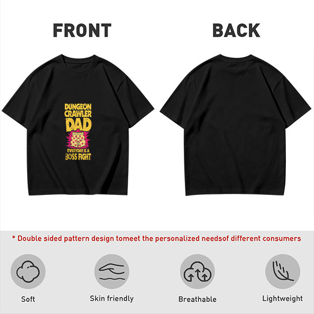 Dungeon Crawler Dad Everyday Is A Boss Fight T-Shirt