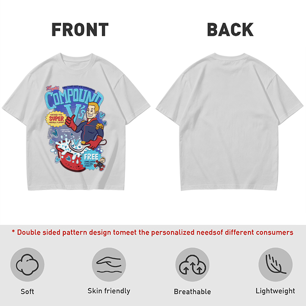 Compound V's Cereal Themed Superhero Graphic T-Shirt