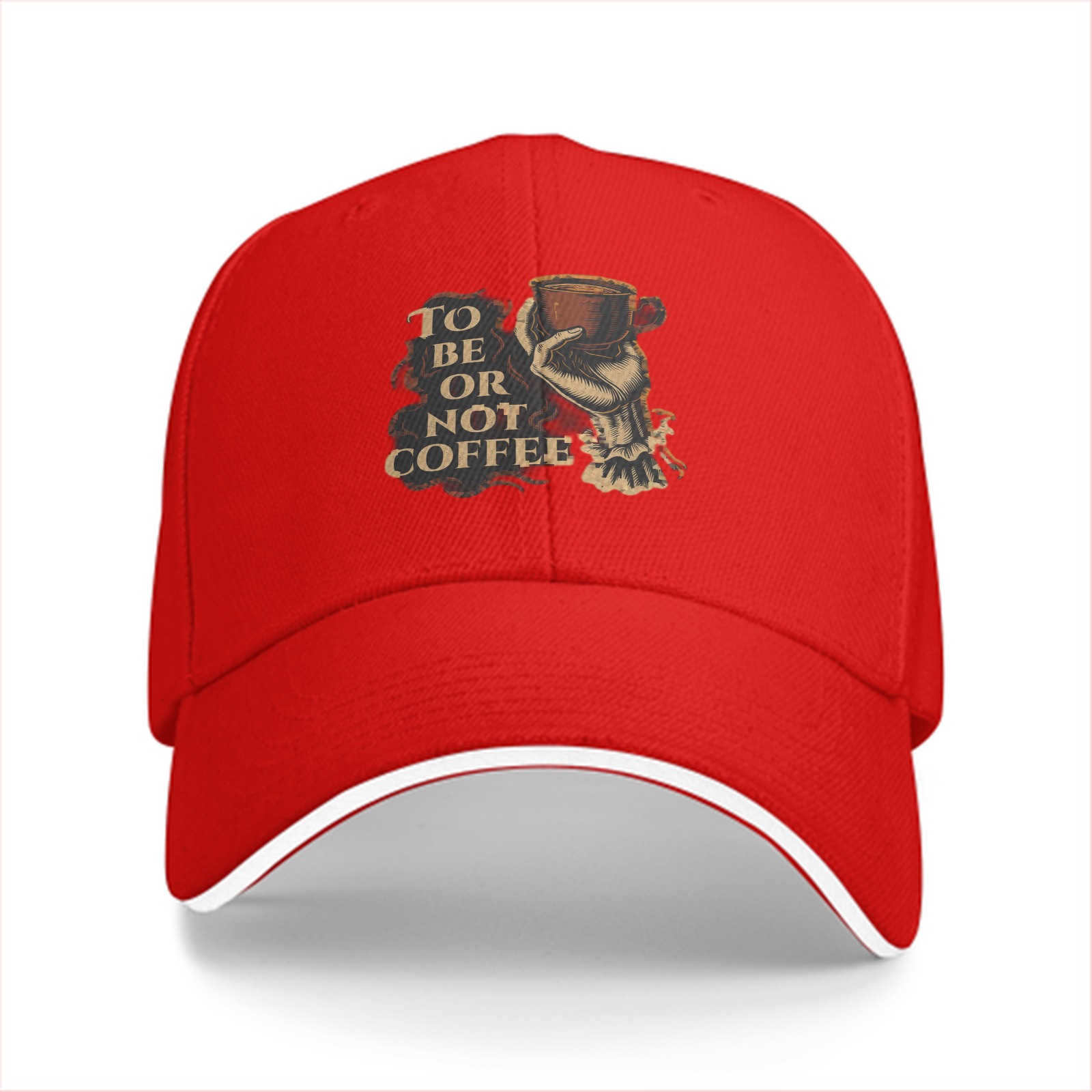 To Be Or Not Coffee Black Baseball Cap