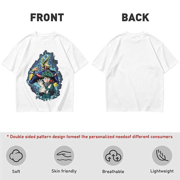 My Hero Academia All Might and Deku Graphic T-Shirt