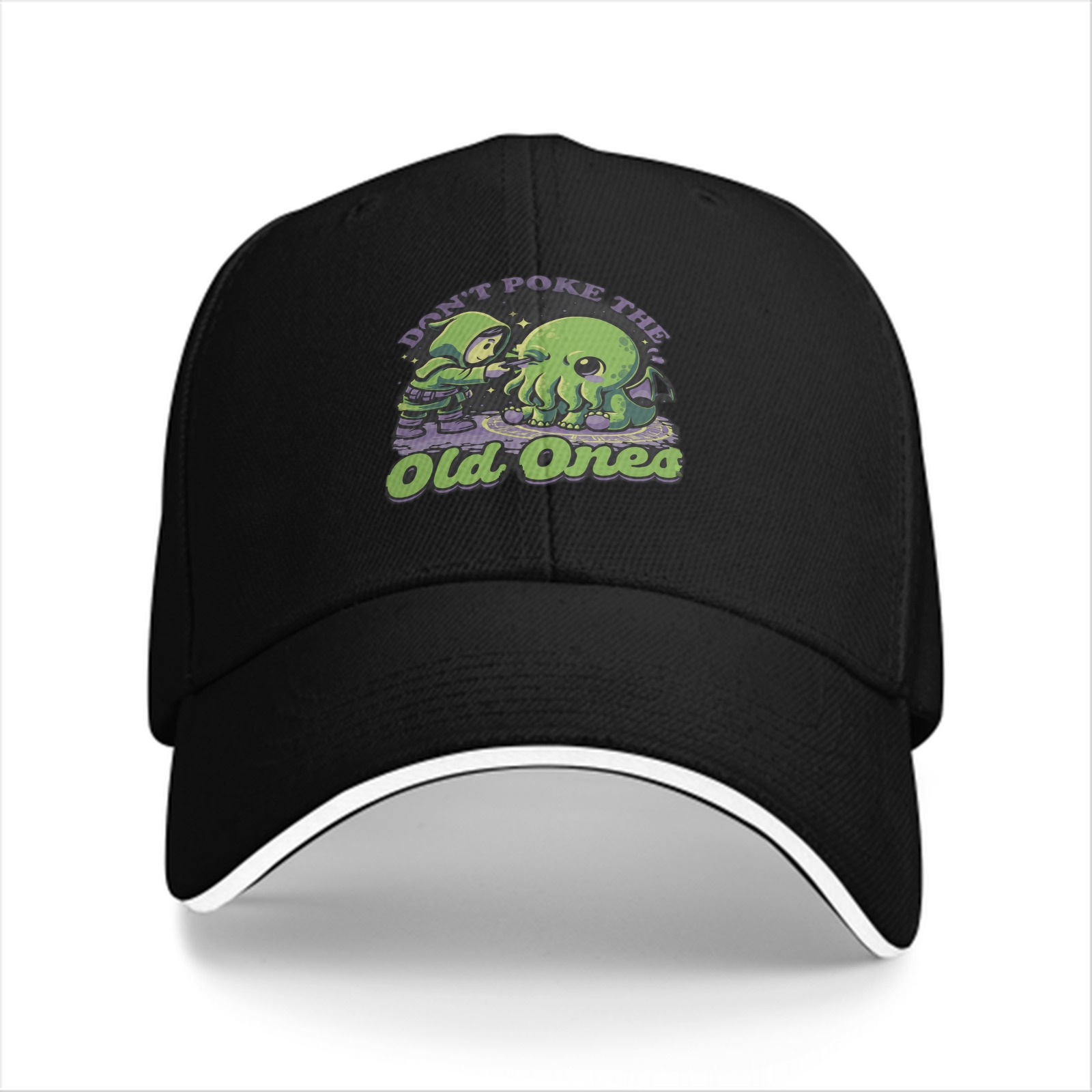 Don't Poke The Old Ones Cthulhu Graphic Baseball Cap