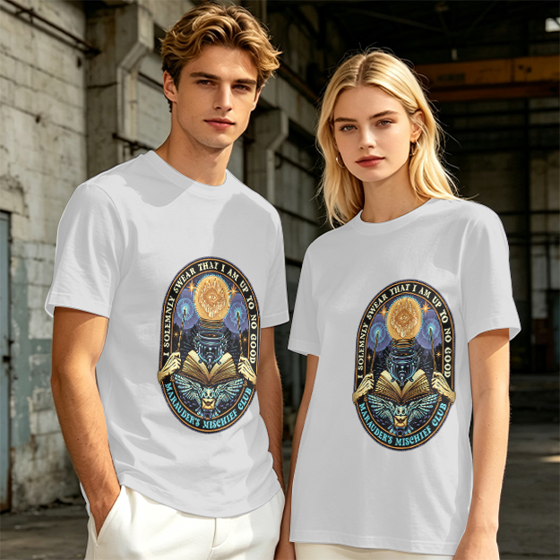 Marauder's Mischief Club Wizard Graphic Olive T-Shirt