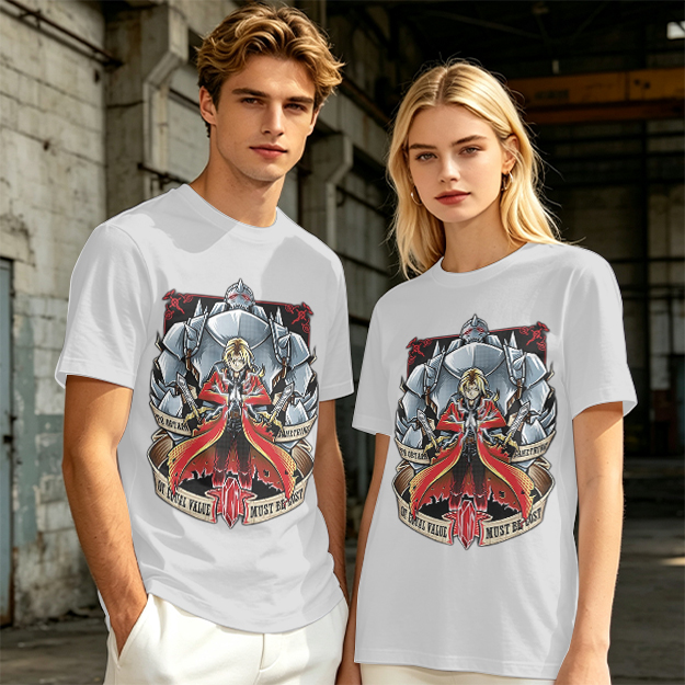 Fullmetal Alchemist Elric Brothers Graphic T-Shirt