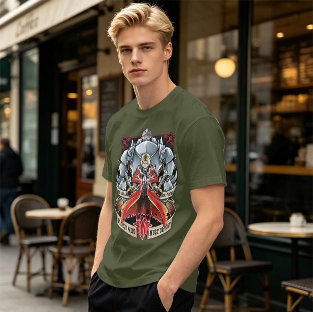 Fullmetal Alchemist Elric Brothers Graphic T-Shirt
