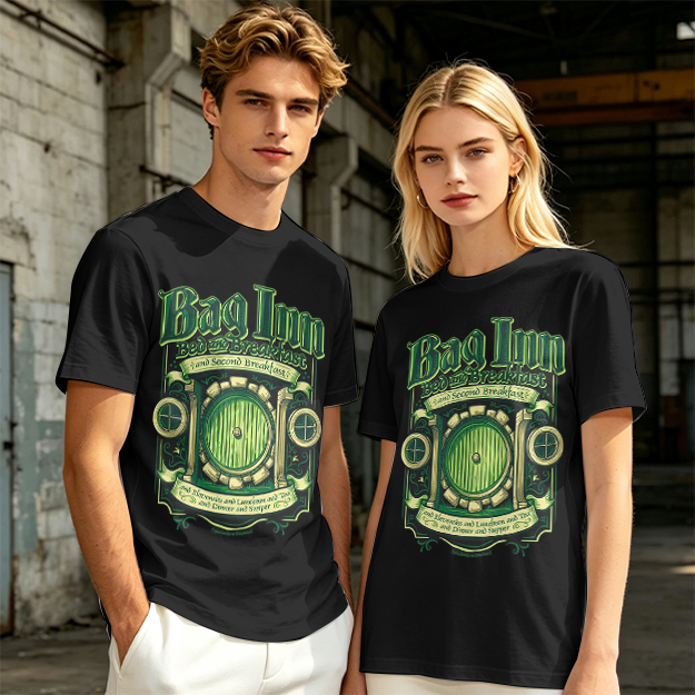 Bag Inn Bed and Breakfast Second Breakfast Themed T-Shirt