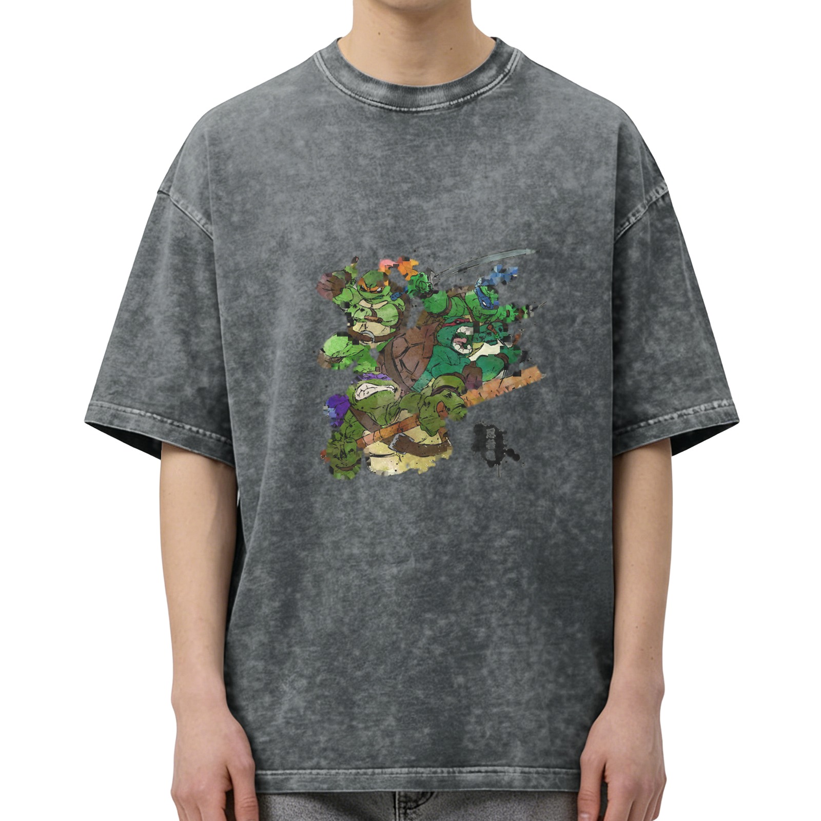Teenage Mutant Ninja Turtles Graphic Vintage Wash T-Shirt