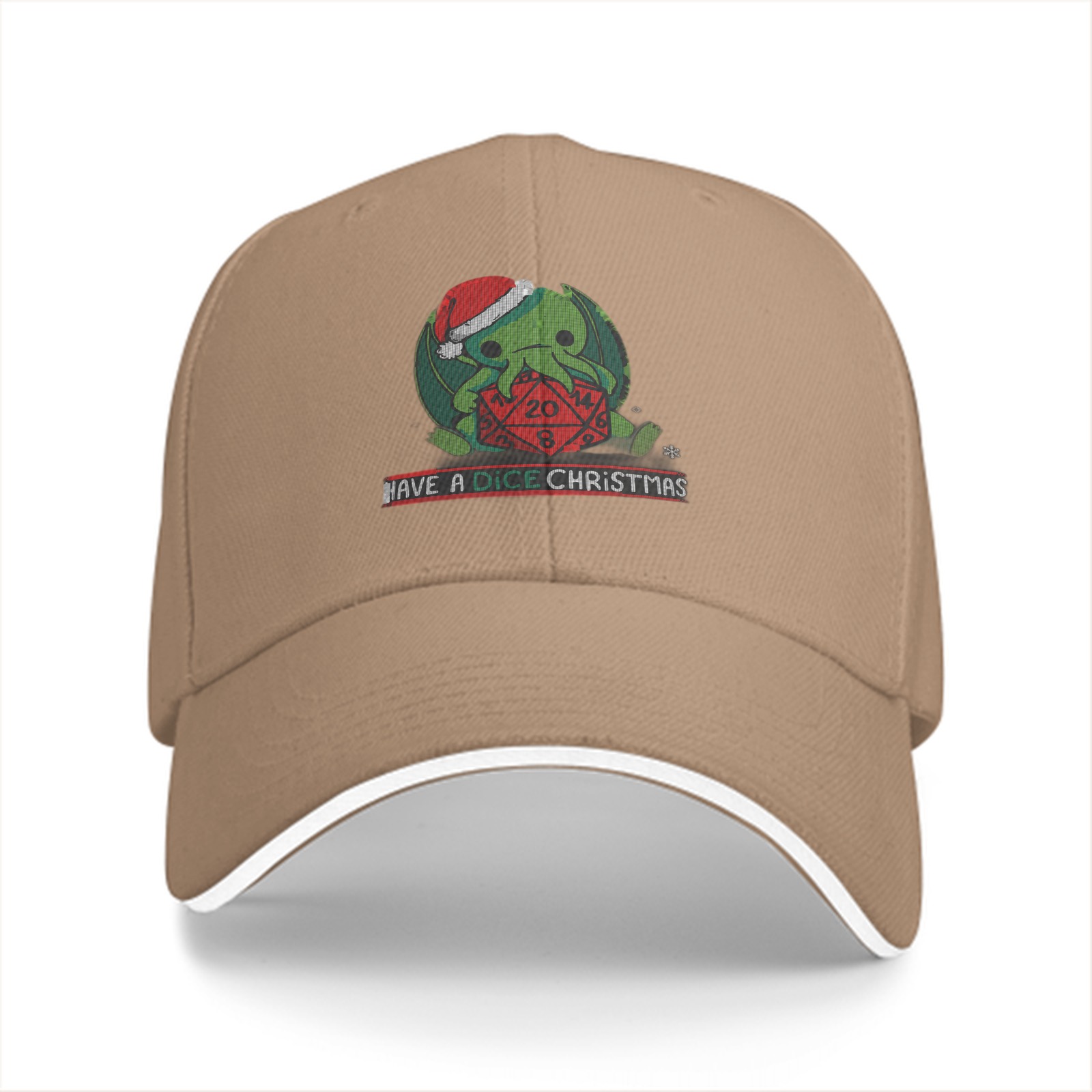 Have A Dice Christmas Cthulhu Baseball Cap