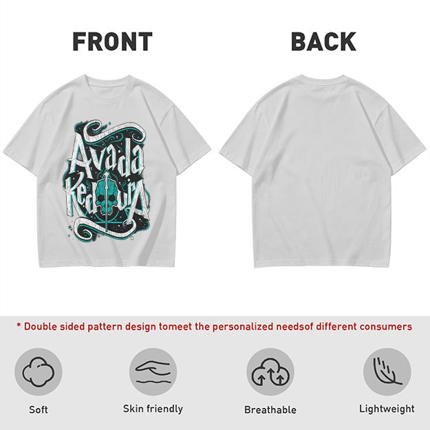 Olive T-Shirt With Avada Kedavra Dark Magic Skull Graphic