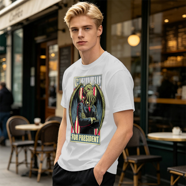 Cthulhu For President Graphic Tee