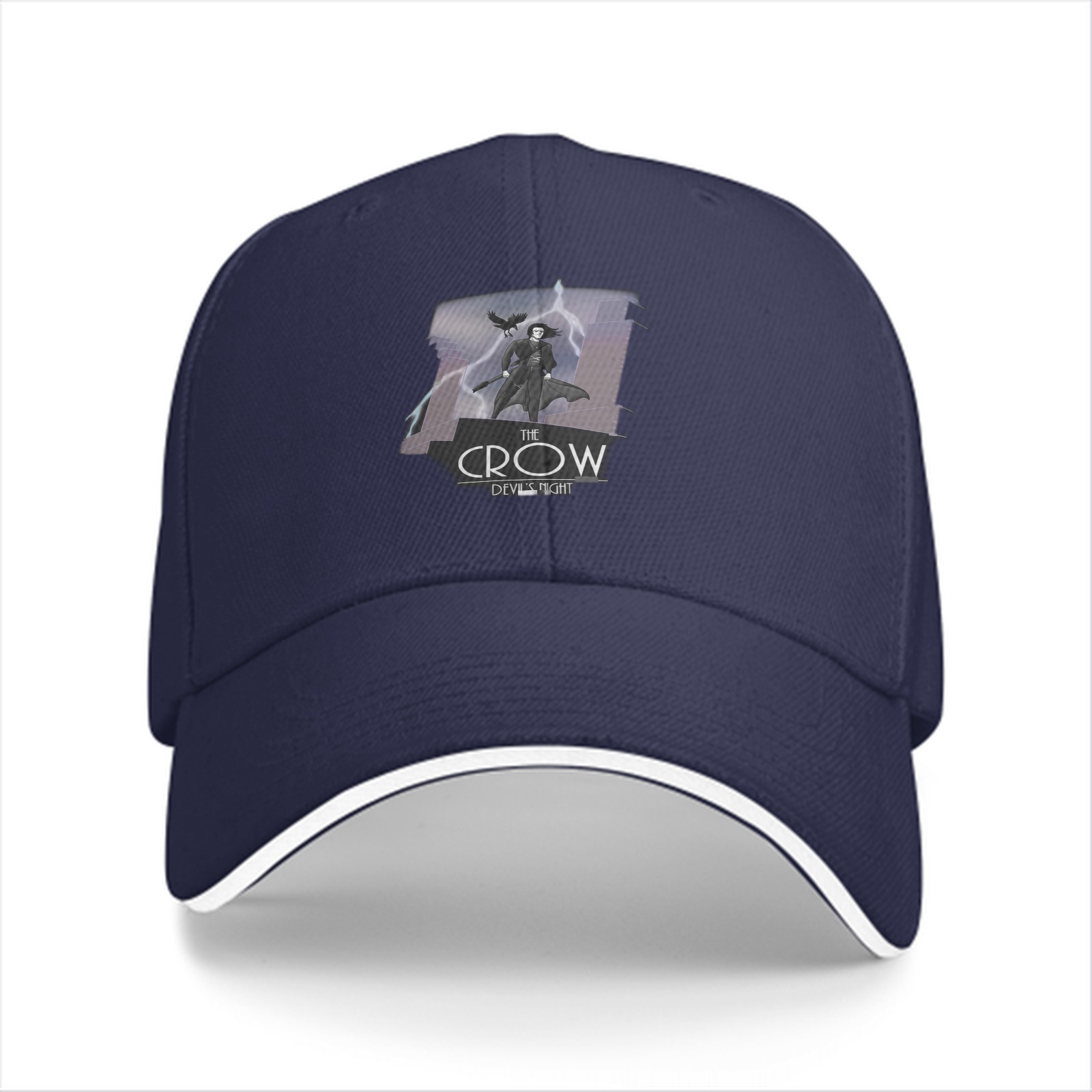 The Crow Devil's Night Graphic Black Baseball Cap